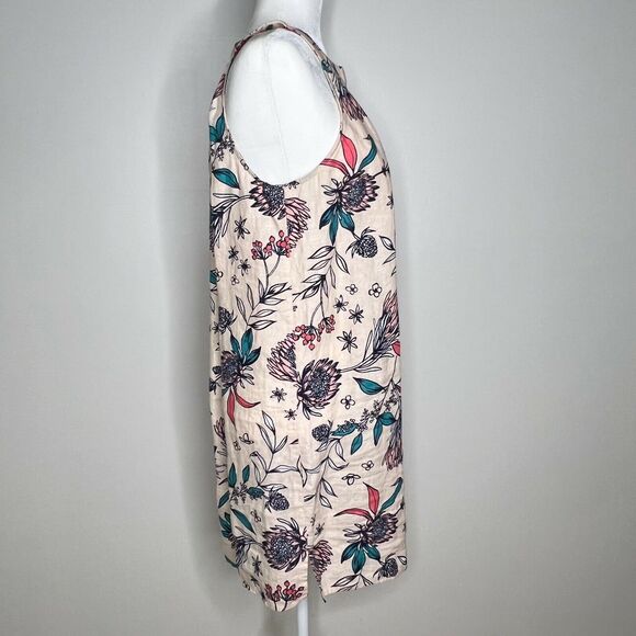 Rachel Ashwell Linen Floral Dress Size M - Picture 3 of 11